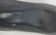 Load image into Gallery viewer, Sesto Meucci Womens Black Leather Slip-On Block Pump Heels Size 10M