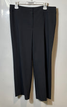 Load image into Gallery viewer, Armani Collezioni Womens Gray Wool Flat Front Straight Leg Dress Pants Size 10