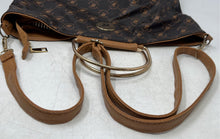 Load image into Gallery viewer, Beverly Hills Polo Club Womens Brown Detachable Strap Shoulder Tote Handbag