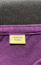 Load image into Gallery viewer, Lacoste Mens Purple Cotton Spread Collar Short Sleeve Polo Shirt Size Small