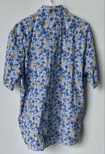 Load image into Gallery viewer, Modango Milano Mens White Floral Short Sleeve Button-Up Shirt Size XL