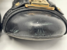 Load image into Gallery viewer, Authentic Tory Burch Womens Black Slip-On Ballet Flats Size 9.5M Damaged