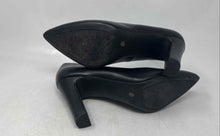 Load image into Gallery viewer, Worthington Womens Black Pointed Toe Slip-On High Block Pump Heels Size 11