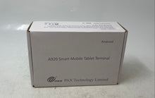Load image into Gallery viewer, Pax Model A920 Secure Card Reader Smart Mobile Tablet Terminal Untested