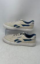 Load image into Gallery viewer, Reebok Mens Classic Cream Blue White Low Top Lace-Up Sneaker Shoes Size 11