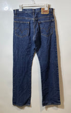 Load image into Gallery viewer, Levi's Mens 517 Blue Cotton Denim Medium Wash Bootcut Leg Jeans Size 33x34