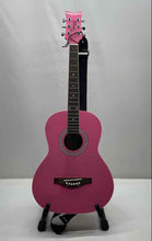 Load image into Gallery viewer, Delentante Daisy Rock Pink 6 String Right Handed Beginner Acoustic Guitar