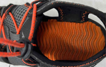 Load image into Gallery viewer, New Balance Boys Adirondack K2029BON Gray Orange Fisherman Sandals Size 13 M