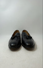 Load image into Gallery viewer, Johnston & Murphy Mens Grayson Black Leather Tassel Loafer Shoes Size 14