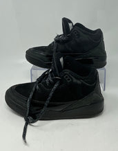Load image into Gallery viewer, Authentic Nike Boys Air Jordan 3 Retro Black Sneaker Shoes Size 2Y Damaged