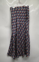 Load image into Gallery viewer, Zara Womens Multicolor Geometric Pleated Side Zip Midi A-Line Skirt Size XS