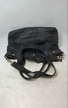 Load image into Gallery viewer, Cuore & Pelle Womens Black Leather Detachable Crossbody Strap Shoulder Bag