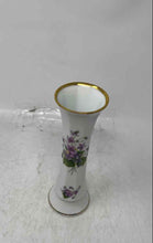 Load image into Gallery viewer, Gloria White Floral Print Fine Porcelain Home Decorative Collectible Table Vase