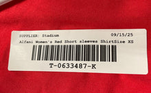 Load image into Gallery viewer, Alfani Womens Red Short Sleeve Round Neck Stretch Pullover T-Shirt Size XS