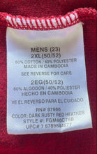 Load image into Gallery viewer, Faded Glory Mens Red Long Sleeve Round Neck Pullover Sweater Size 2XL 50/52