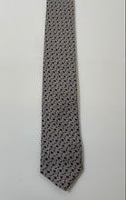 Load image into Gallery viewer, Polo By Ralph Lauren Mens Gray Printed Bar Track Adjustable Pointed Tie