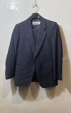 Load image into Gallery viewer, Surreys By Mario Puccini Mens Blue Wool Blazer & Pants 2-Piece Suit Set Size 39