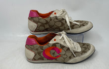 Load image into Gallery viewer, Coach Womens Perrie Multicolor Lace-Up Low Top Sneakers Shoes Size 9 M