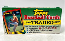 Load image into Gallery viewer, Topps Baseball Trading Cards Set 1990 Traded Series Paper Pre-Owned Incomplete