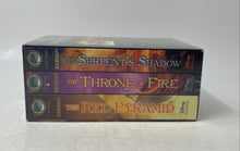 Load image into Gallery viewer, Lot Of 3 Piece Disney Hyperion The Kane Chronicles Complete Series Sealed
