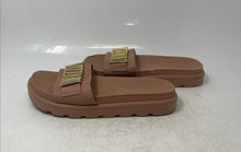 Load image into Gallery viewer, Vizzano Womens Beige Leather Slip-On Open Toe Slide Sandals Size 8