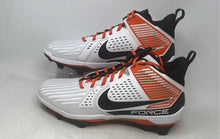 Load image into Gallery viewer, Nike Mens Force Savage 3 Lineman White Black Orange Football Cleats Size 14