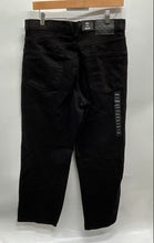 Load image into Gallery viewer, Vans Mens Black Denim Loose Fit Cropped Jeans Size 32x32 With Tag
