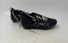 Load image into Gallery viewer, Under Armour Boys Select 6006221-002 Black Leather Football Cleats Size 3Y