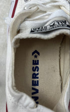 Load image into Gallery viewer, Converse Womens Chuck Taylor All Star Shoreline White Red Sneakers Shoes Size 5