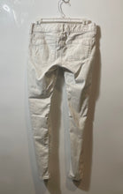 Load image into Gallery viewer, Express Womens White Denim Light Wash Regular Fit Skinny Jeans Size 0R