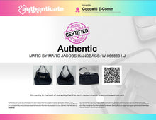 Load image into Gallery viewer, Authentic Marc Jacobs Womens Black Adjustable Strap Zipper Crossbody Bag Worn