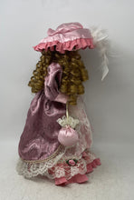 Load image into Gallery viewer, Vintage Collection Curly Blonde Hair And Brown Eyes Victorian Porcelain Doll