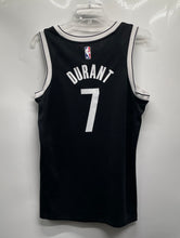 Load image into Gallery viewer, Nike Mens Dri-Fit Black Brooklyn Nets Kevin Durant #7 Tank Jersey Size Small