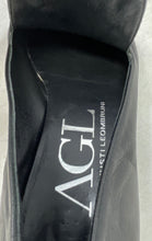 Load image into Gallery viewer, AGL Attilio Giusti Leombruni Womens Black Leather Loafer Flats Size EUR 38