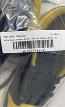 Load image into Gallery viewer, Nike Kids Air Jordan 1 Low 553560-072 Yellow Black Lace-Up Sneaker Shoes Size 7Y