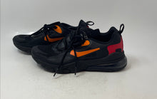 Load image into Gallery viewer, Nike Boys Air Max 270 React CV9638-001 Black Lace-Up Sneakers Shoes Size 6Y