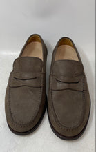 Load image into Gallery viewer, A.Testoni Mens Brown Leather Round Toe Slip-On Penny Loafer Shoes Size 6