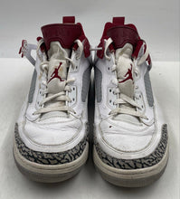 Load image into Gallery viewer, Authentic Nike Mens Air Jordan Spizike Low White Red Shoes Sz 10 Stained Damaged