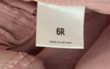 Load image into Gallery viewer, Express Womens Pink Denim Stretch 5-Pocket Design Straight Jeans Pants Size 6R