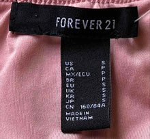 Load image into Gallery viewer, Forever 21 Womens Pink Adjustable Strap Cowl Neck Ruched Midi Bodycon Dress Sz S