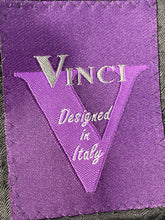 Load image into Gallery viewer, Vinci Mens Black Notch Lapel Single Breasted Two-Button Blazer Size 38S