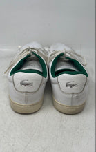 Load image into Gallery viewer, Lacoste Mens Hydez White Green Leather Lace-Up Low Top Sneaker Shoes Size 9