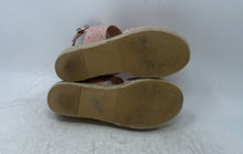 Load image into Gallery viewer, Marc Fisher Kids Marren Pink Glitter Wedge Heel Espadrille Sandals Size 4/2.5