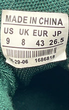 Load image into Gallery viewer, Nike Mens Dunk Low Green And White Leather Lace-Up Sneaker Shoes Size 9