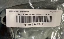 Load image into Gallery viewer, Apt. 9 Mens Green Long Sleeve Collared Slim Fit Button-Up Shirt Size XL