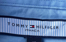 Load image into Gallery viewer, Tommy Hilfiger Mens Blue Cotton Long Sleeve Dress Shirt Size 16 34-35 L