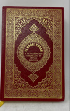 Load image into Gallery viewer, El Noble Coran Translation Commentary In Spanish Red Gold Hardcover Book
