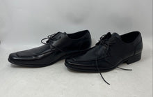 Load image into Gallery viewer, Giorgio Brutini Mens Black Leather Lace-Up Almond Toe Derby Dress Shoes Size 11M