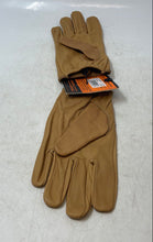 Load image into Gallery viewer, Milwaukee Tan Leather Driving Cruiser Snap Up Motorcycle Riding Gloves Size 3XL