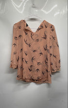 Load image into Gallery viewer, Banana Republic Womens Multicolor Printed Back Keyhole Blouse Top Size XS